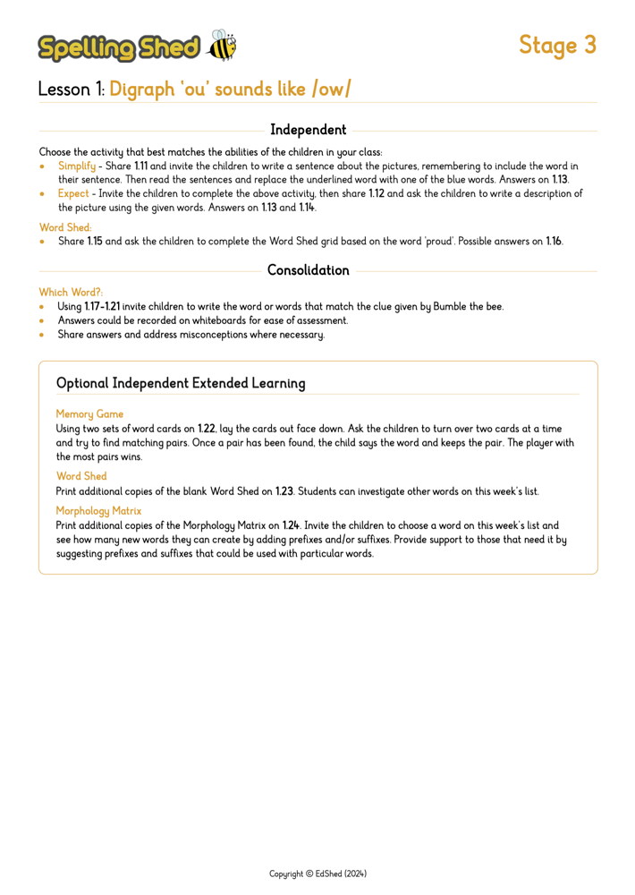 guidlance document